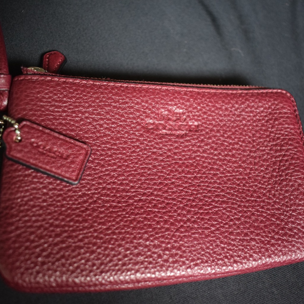 COACH Double Zip Wristlet NWOT